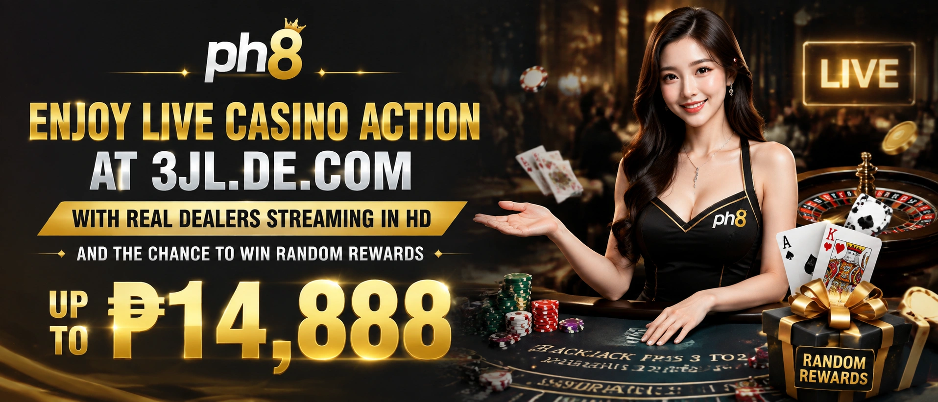 Live casino table preview