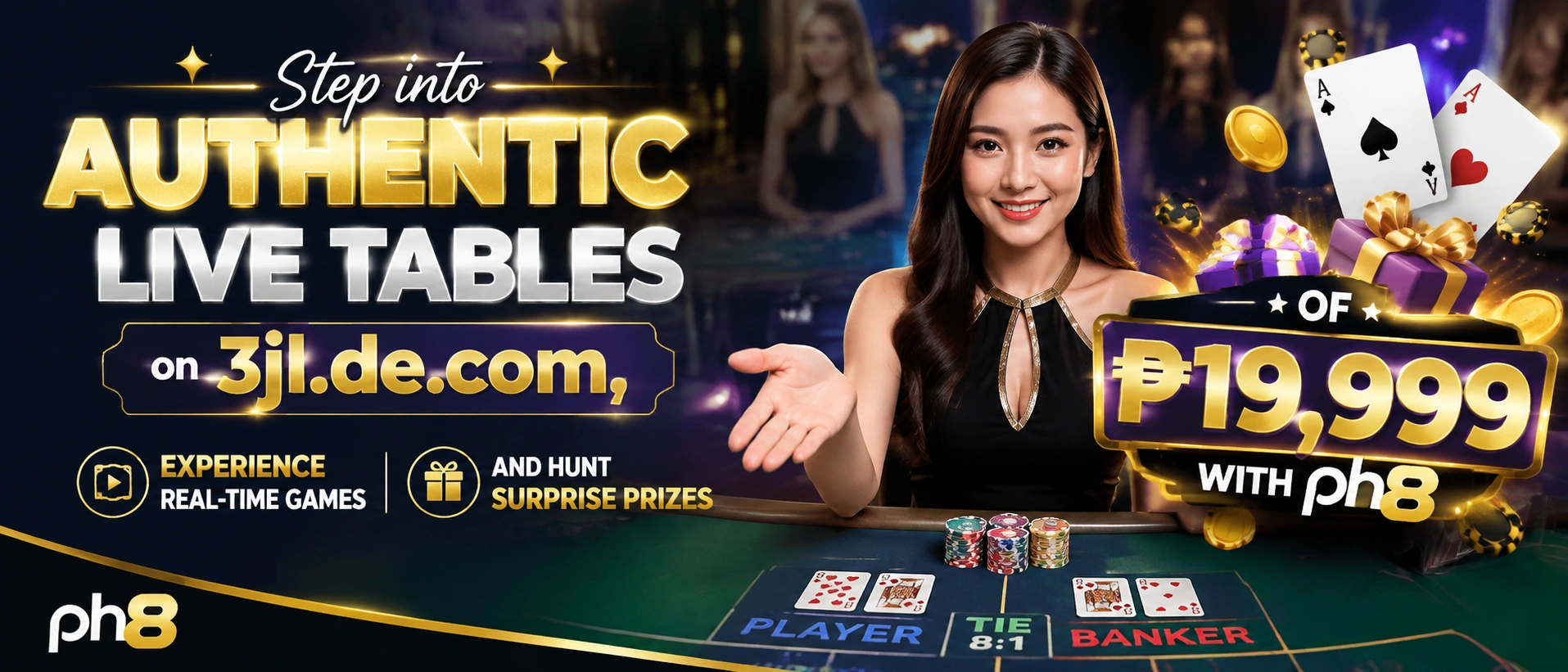 3JL live dealer table preview