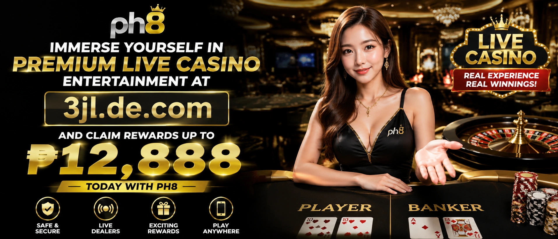 3JL mobile live casino preview