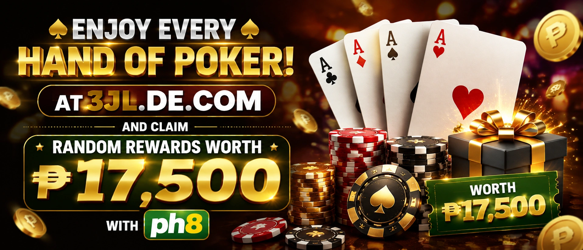 3JL Poker visual highlighting card-game style interface