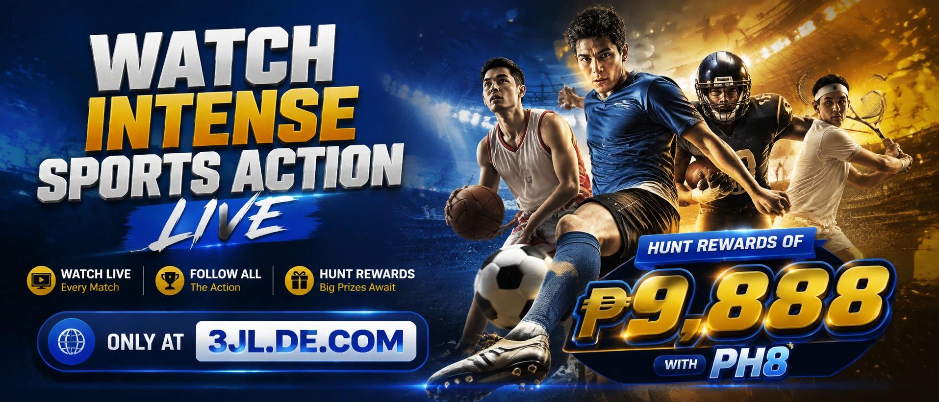 3JL sports visual with match-focused layout